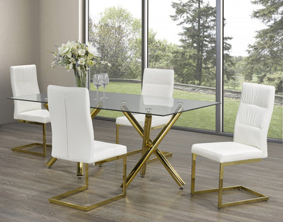 Brassex-5-Piece-Dining-Set-White-Gold-4191-16