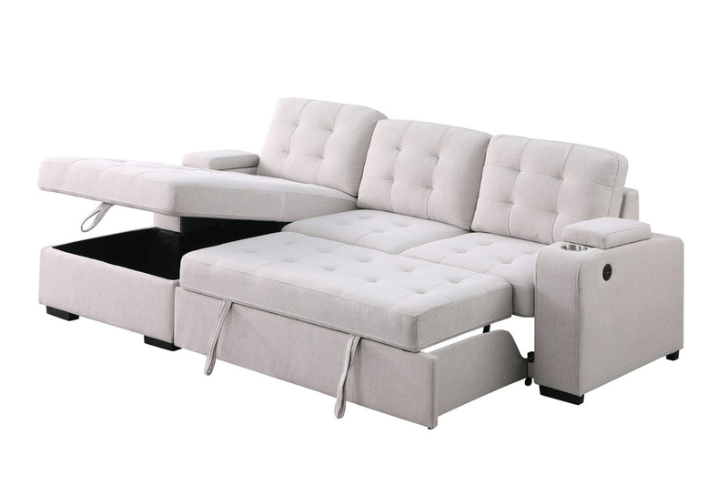 Brassex-Lhf-Sectional-Sleeper-Beige-69623-9