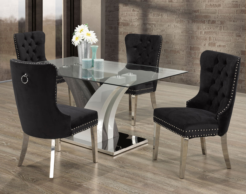 Brassex-5-Piece-Dining-Set-Black-4011-2