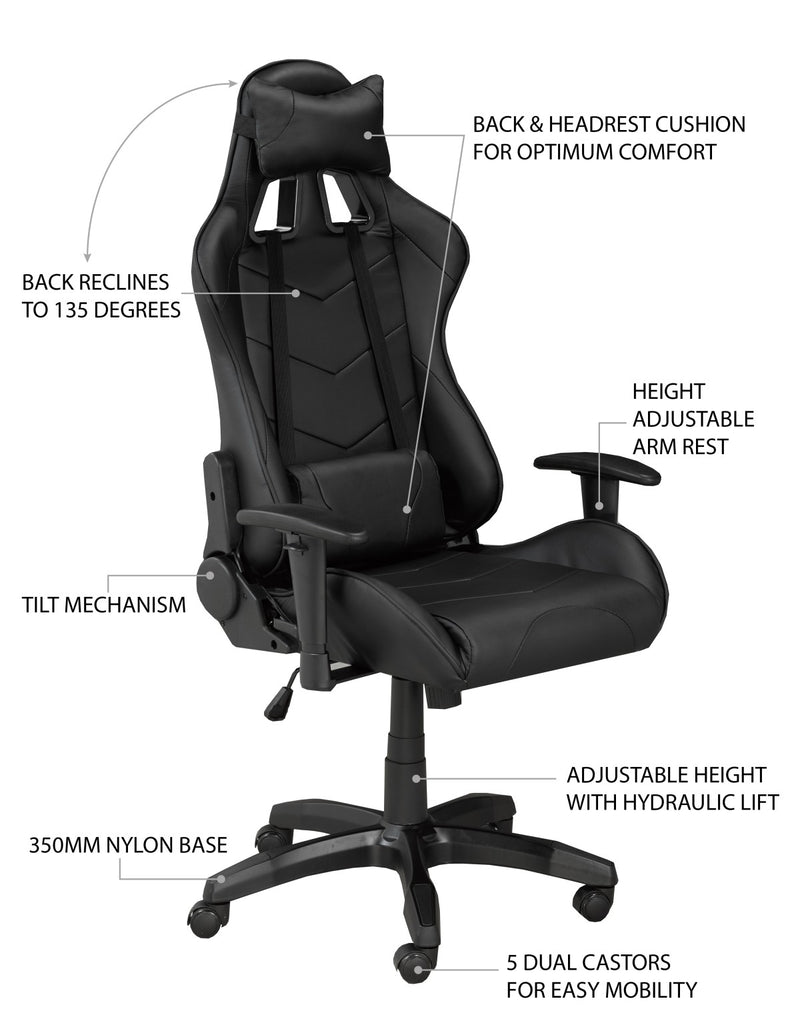 Brassex-Gaming-Desk-Chair-Set-Black-12332-13