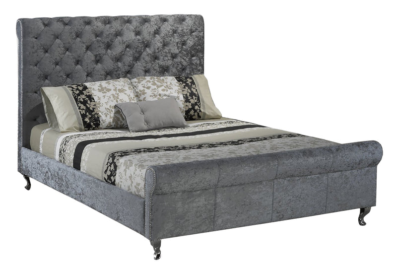 Brassex-Full-Platform-Bed-Silver-7316F-Sil-1