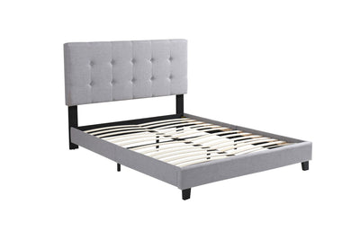 Brassex-Twin-Platform-Bed-Silver-2113-T-S-1