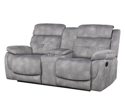 Brassex-Loveseat-Recliner-Grey-Sa4401-1