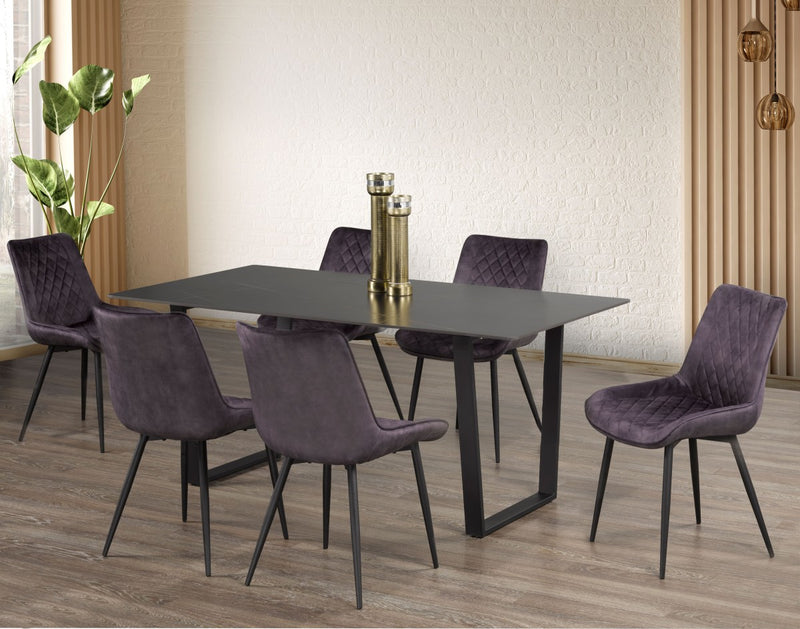 Brassex-7-Piece-Dining-Set-Black-Grey-16616-2