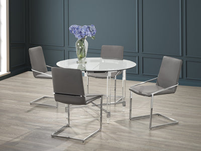 Brassex-5-Piece-Dining-Set-Grey-61534-2