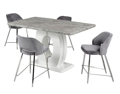 Brassex-5-Piece-Dining-Set-Grey-4023-2