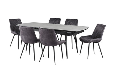 Brassex-5-Piece-Dining-Set-Light-Grey-Black-15666-1