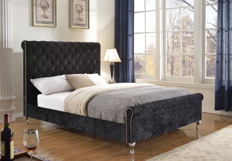 Brassex-Full-Platform-Bed-Black-7316F-Bk-2