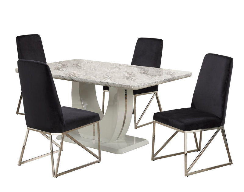 Brassex-5-Piece-Dining-Set-Black-4064-1