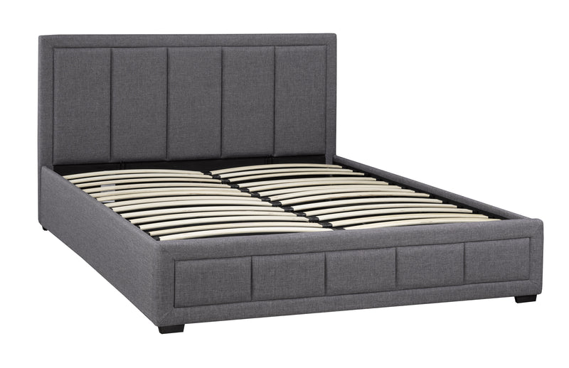 Brassex-Queen-Platform-Bed-Grey-Lx828Q-Gr-1