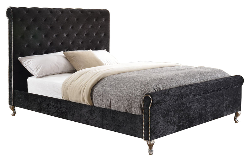 Brassex-Full-Platform-Bed-Black-7316F-Bk-1