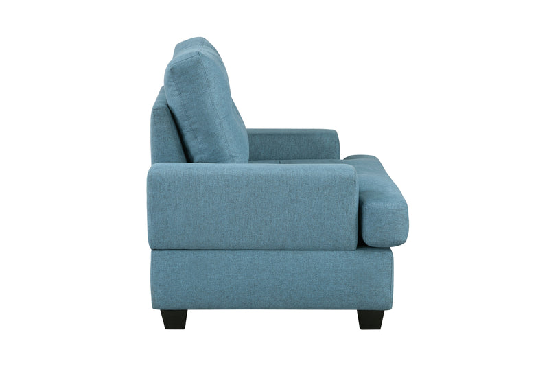 Chaise Dunstan bleue