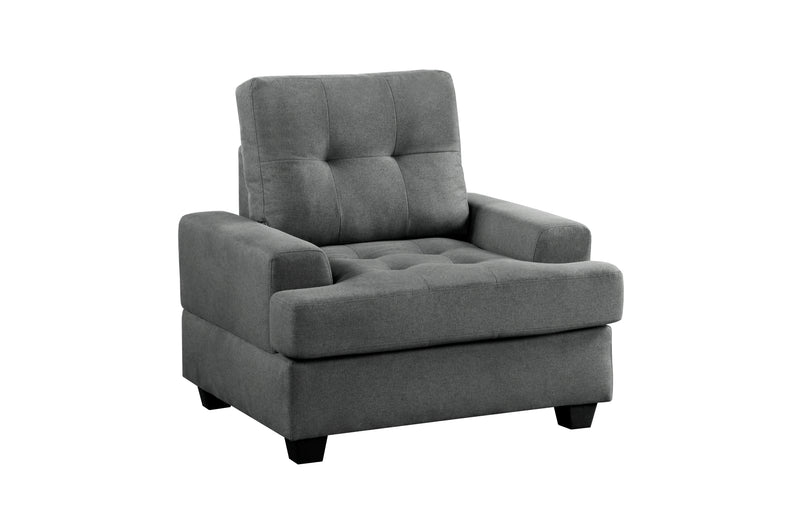 Chaise Dunstan gris foncé