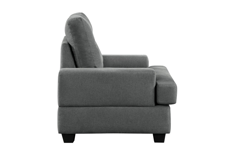 Chaise Dunstan gris foncé