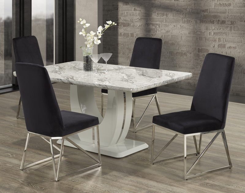 Brassex-5-Piece-Dining-Set-Black-4064-2