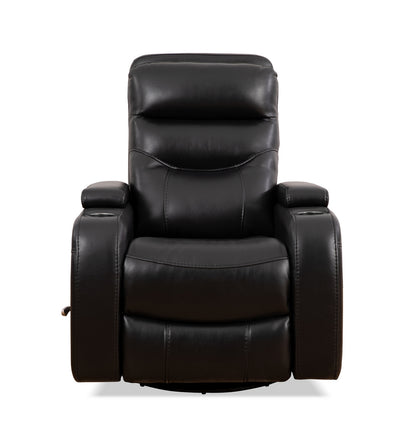 Noir Fauteuil inclinable avec rangement Eclipse