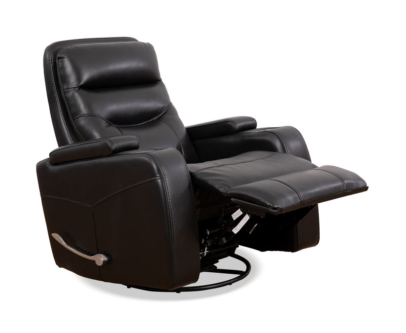 Noir Fauteuil inclinable avec rangement Eclipse