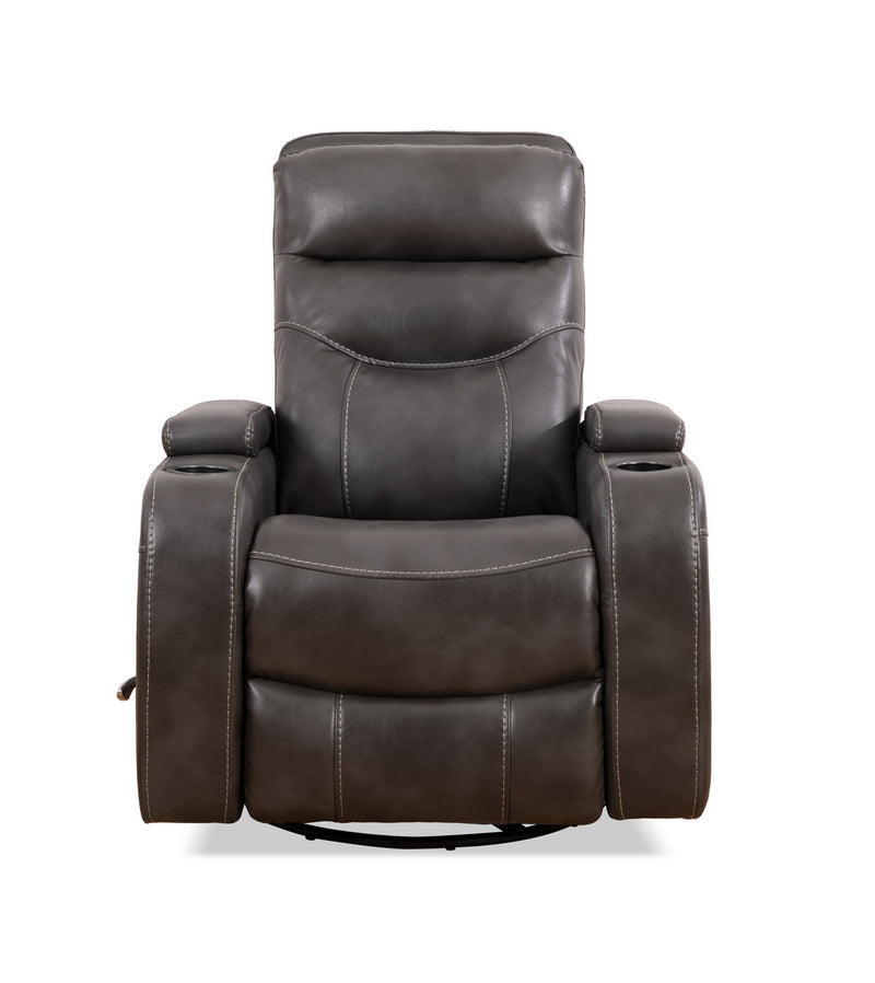 Fauteuil inclinable avec rangement gris Retreat