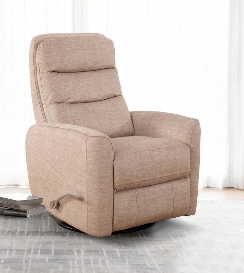 Fauteuil inclinable à bascule Haven en tissu Pearl