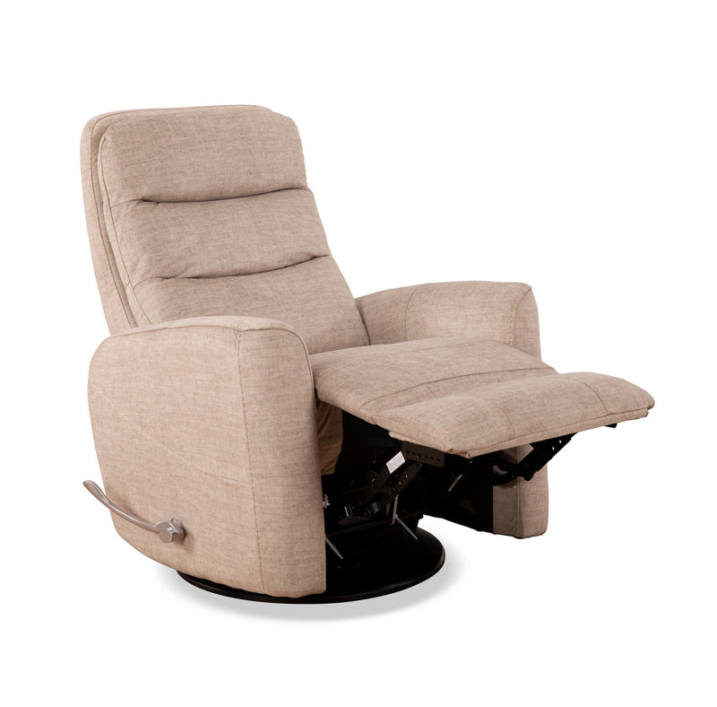 Fauteuil inclinable à bascule Haven en tissu Pearl