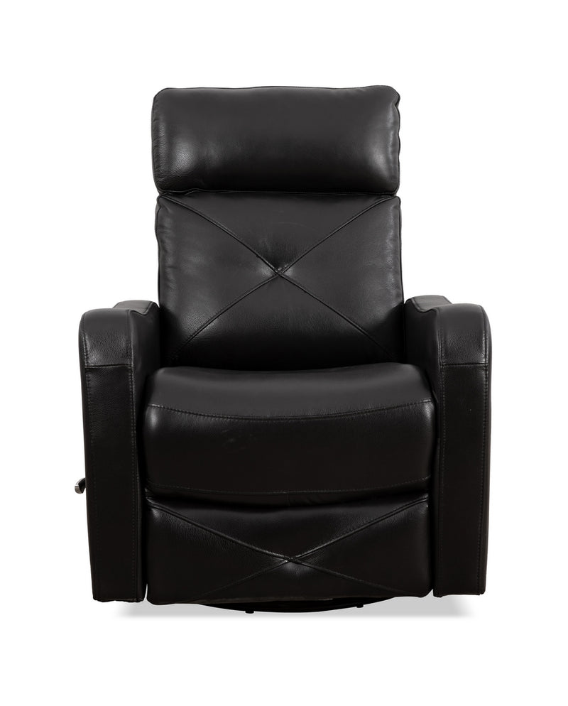 Fauteuil inclinable pivotant en cuir Blackberry Bliss