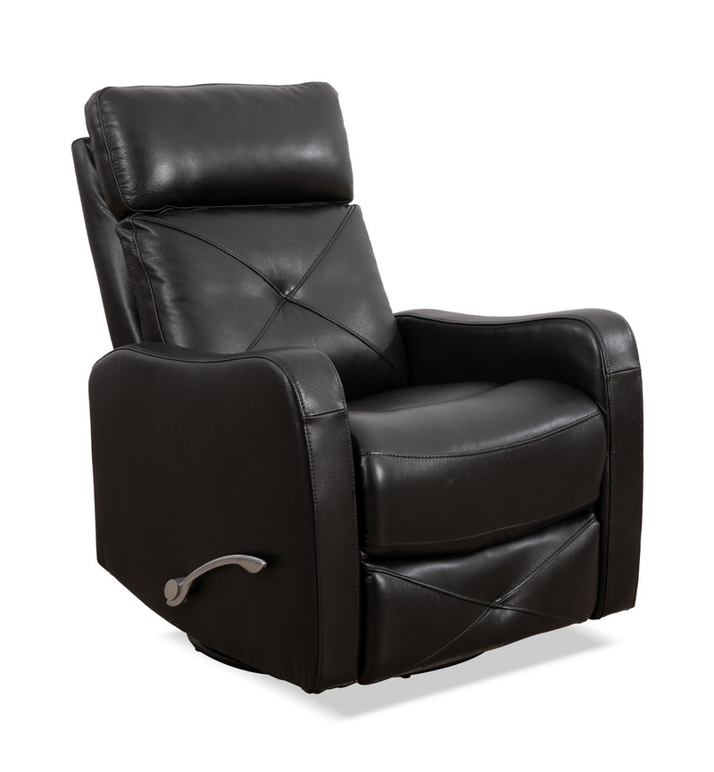 Fauteuil inclinable pivotant en cuir Blackberry Bliss