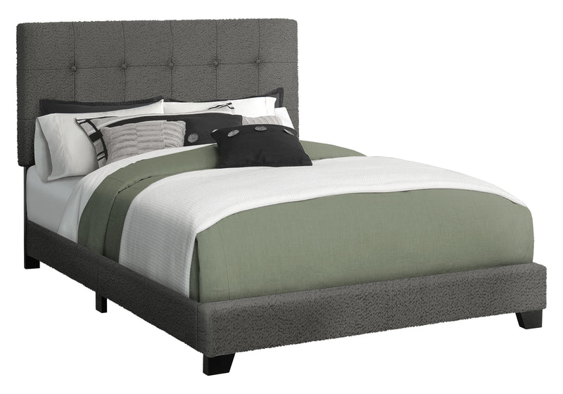 Full Size Upholstered Bed Frame - Transitional Bedroom Furniture