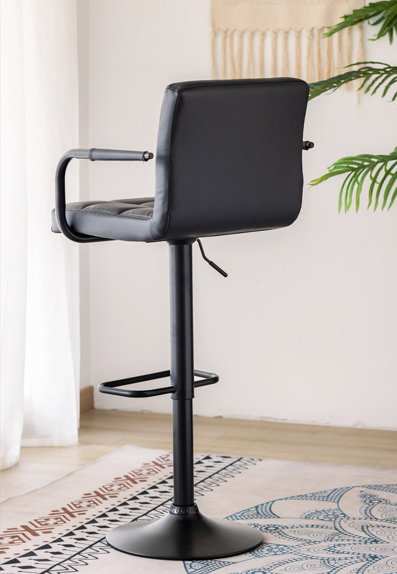 Tabouret de bar FlexiSwivel noir - Ensemble de 2