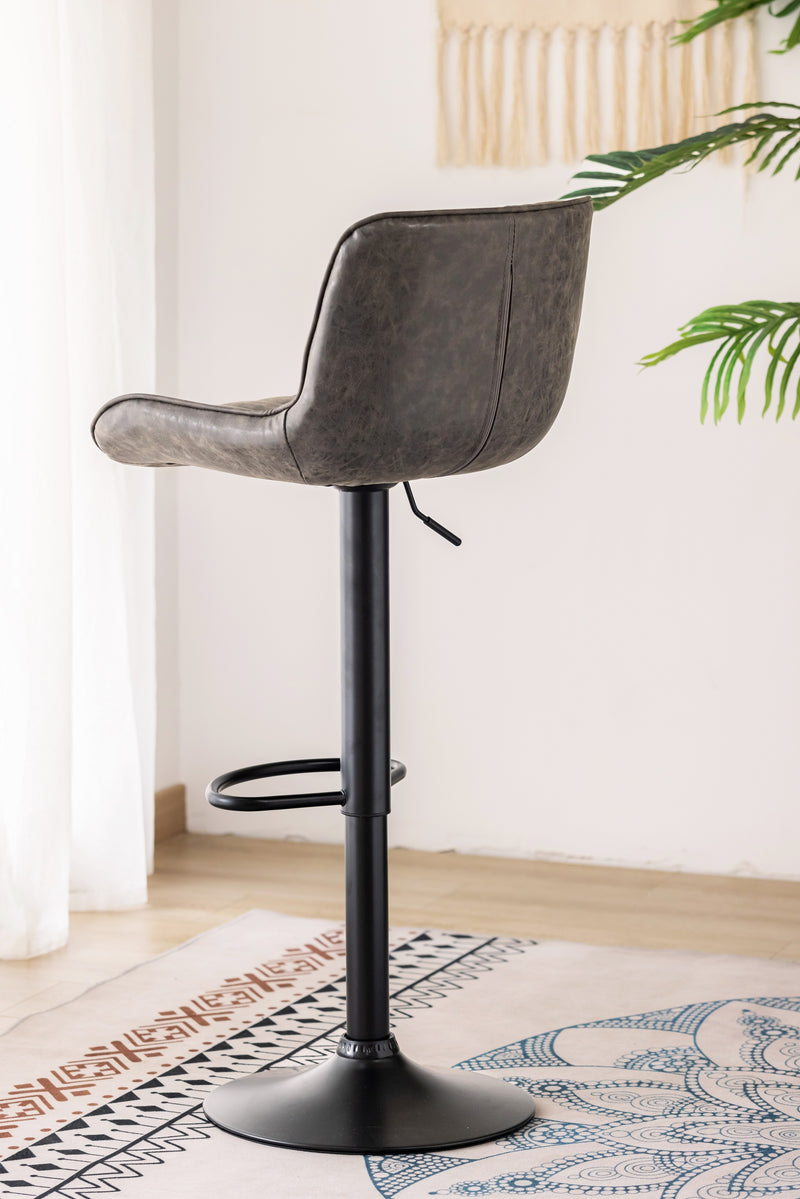 Tabouret de bar AffordFlex gris - Ensemble de 2