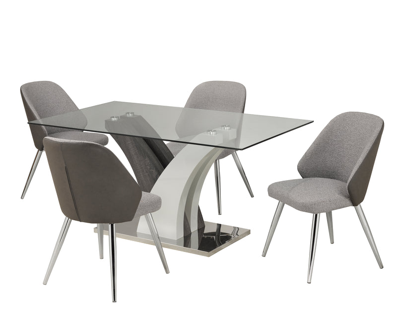 Brassex-5-Piece-Dining-Set-Grey-4007-1