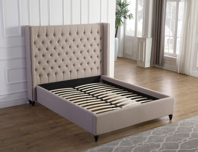 Brassex-King-Platform-Bed-Beige-B1920K-Bei-3