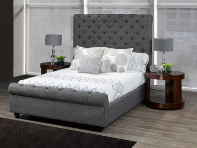 Brassex-Queen-Platform-Bed-Grey-B2029Q-Gr-2