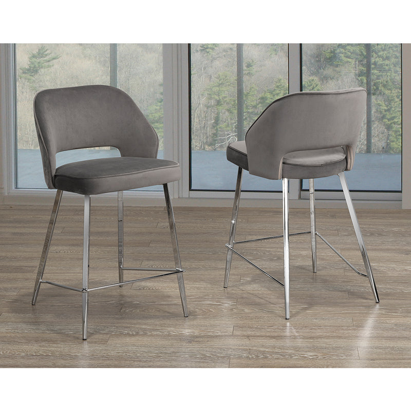 Brassex-Counter-Stool-Set-Of-2-Grey-Velvet-C-1205H-1-Gr-2