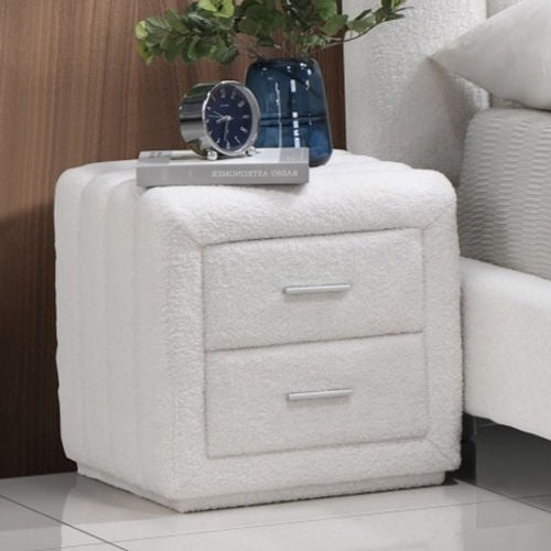 Table de nuit CozyElegance Teddy Bear White Collection