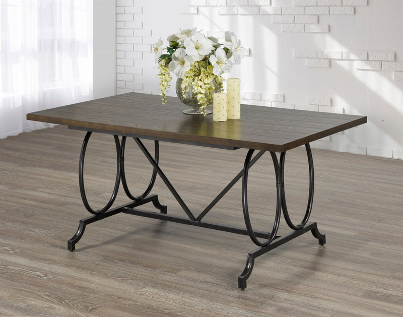 Brassex-Dining-Table-Black-185-64-2