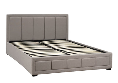 Brassex-Queen-Platform-Bed-Beige-Lx828Q-Bei-1