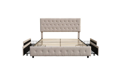 Brassex-Full-Platform-Bed-Beige-22023-2