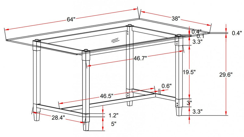 Brassex-Dining-Table-Silver-3656-T-2