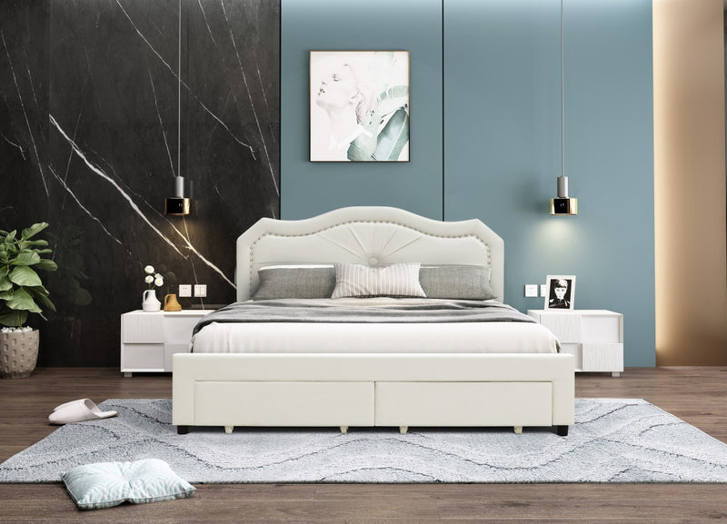 Brassex-Queen-Platform-Bed-Beige-22184-11