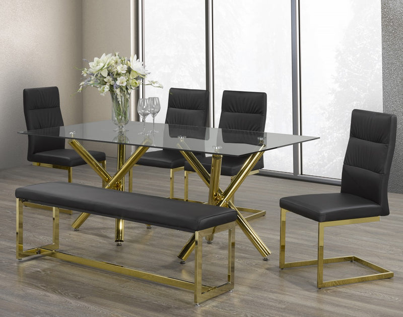 Brassex-6-Piece-Dining-Set-Black-Gold-4192-17