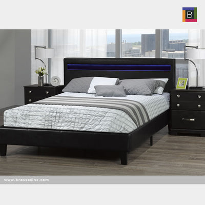 Brassex-Queen-Platform-Bed-Black-Lx688-Q-Blk-3