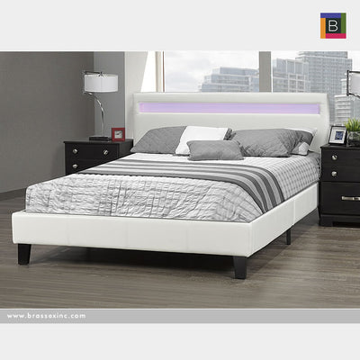 Brassex-Queen-Platform-Bed-White-Lx688-Q-Wh-2