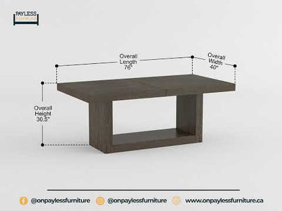 Table de salle à manger en acacia Brookings