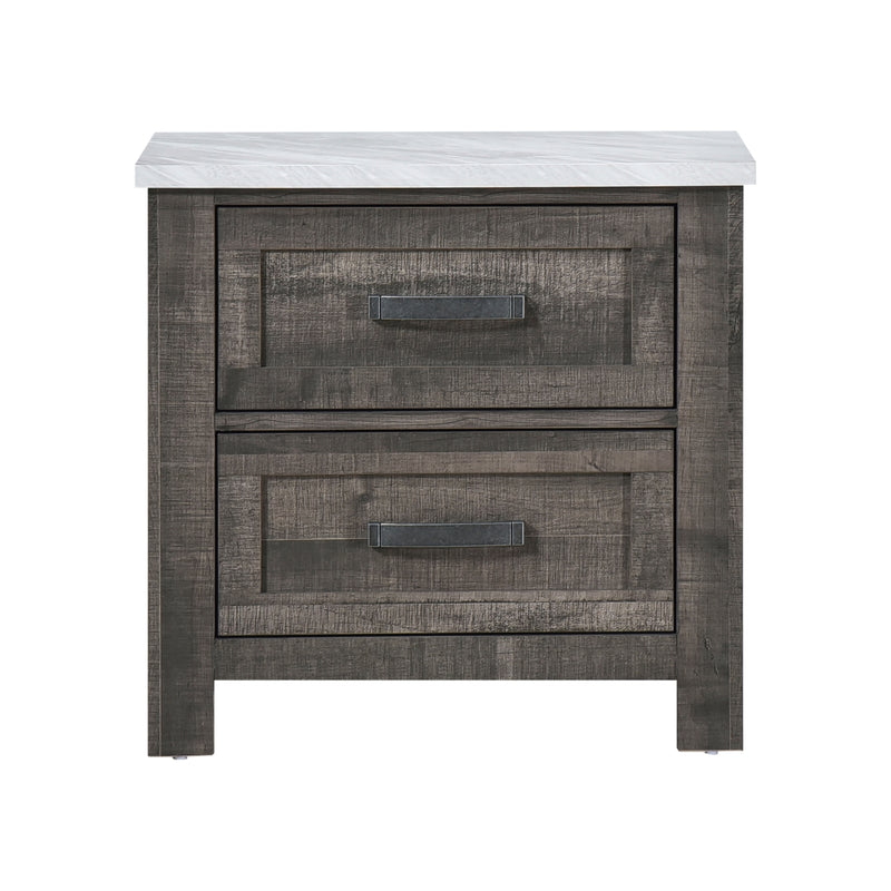 Lowest-price-1457-4-Nightstand-Rustic-Grey-8