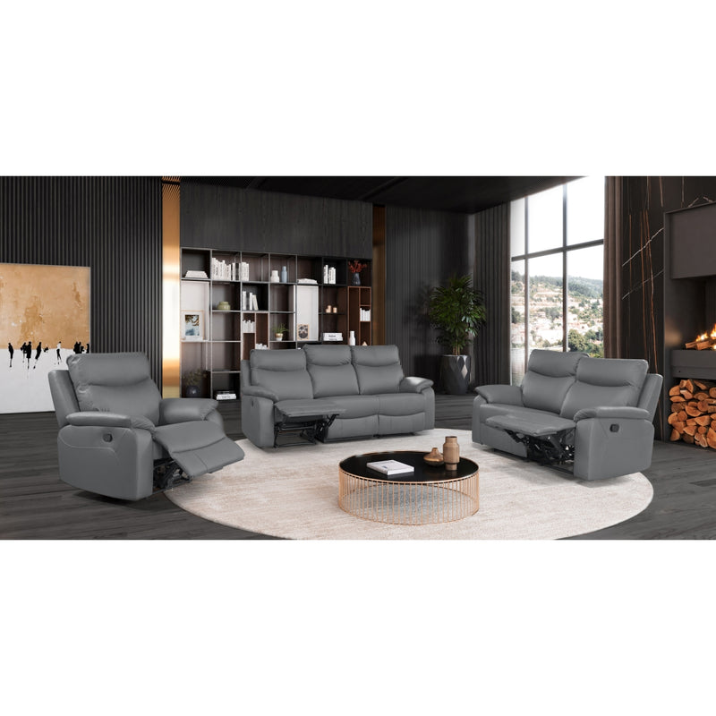 Affordable 3-piece modular reclining sofa in Canada - 99201DGY-3.-7