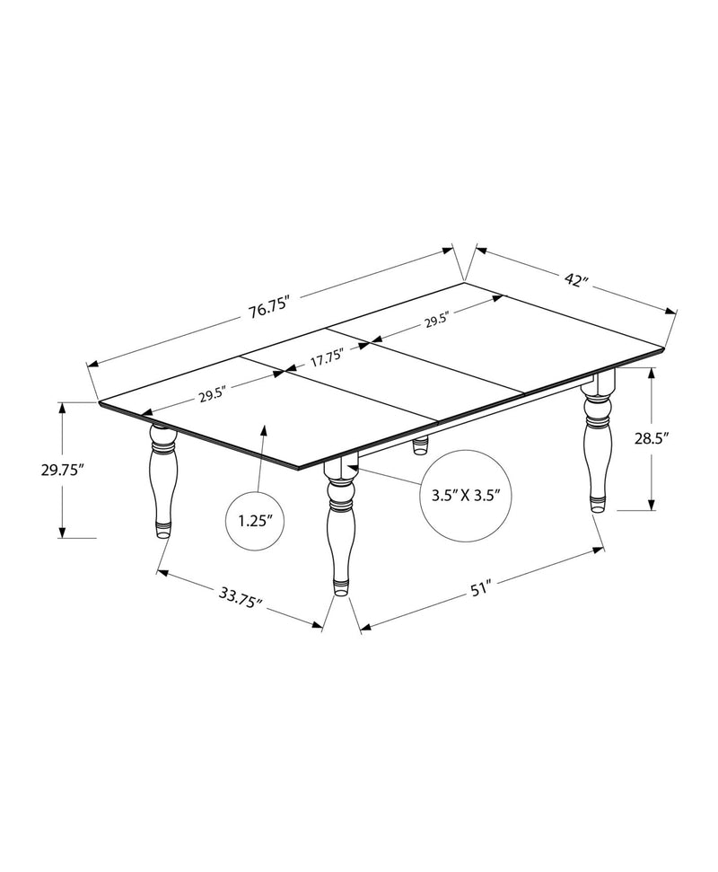 Monarch-I-1391-GREY-DINING-TABLE-387