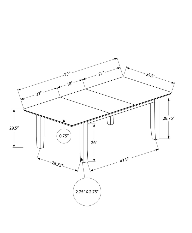 Monarch-I-1395-BROWN-WALNUT-DINING-TABLE-598