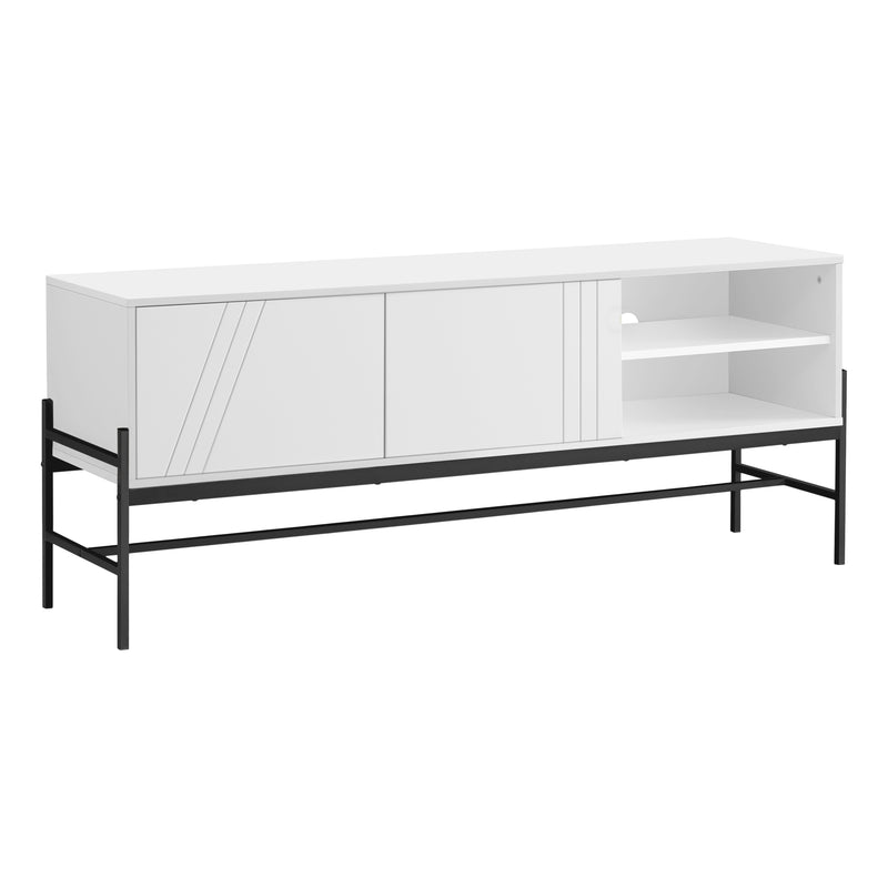 Monarch-I-2738-WHITE-BLACK-TV-STAND-647