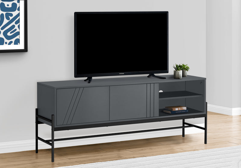 Monarch-I-2739-GREY-BLACK-TV-STAND-649