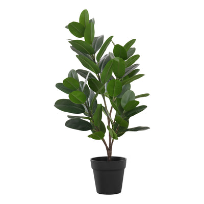 Arbre Garcinia artificiel de 71,1 cm de haut – Fausse plante d'intérieur au toucher réel, verdure au sol avec pot noir décoratif